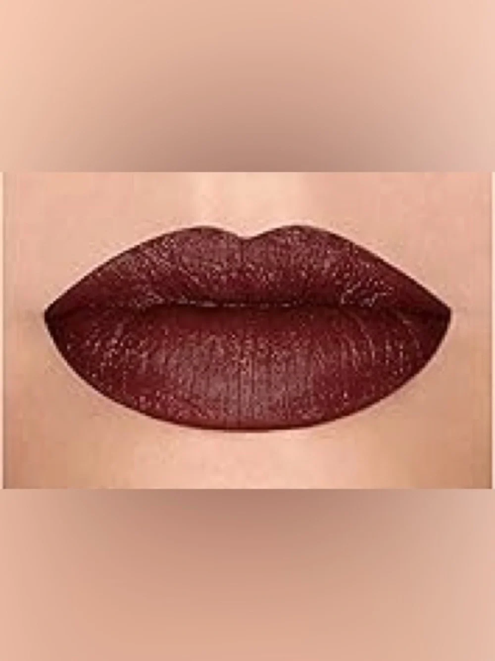 NYX powder puff smooth Liquid Lipstick in deep wine red -pop quiz